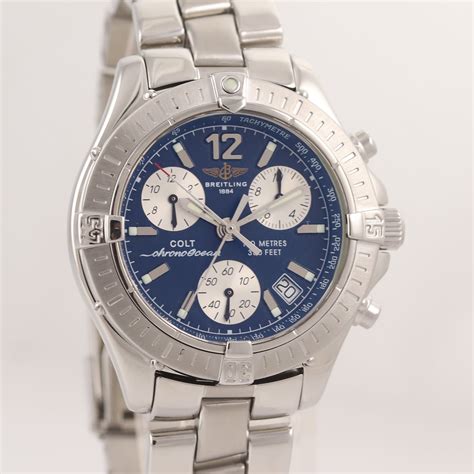 breitling colt chronograph with papers